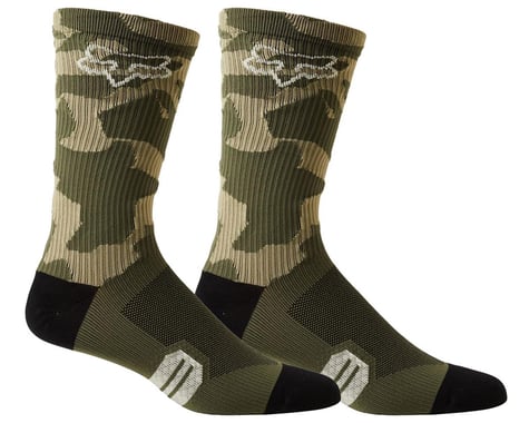 Fox Racing 8" Ranger Sock (Green Camo) (L/XL)